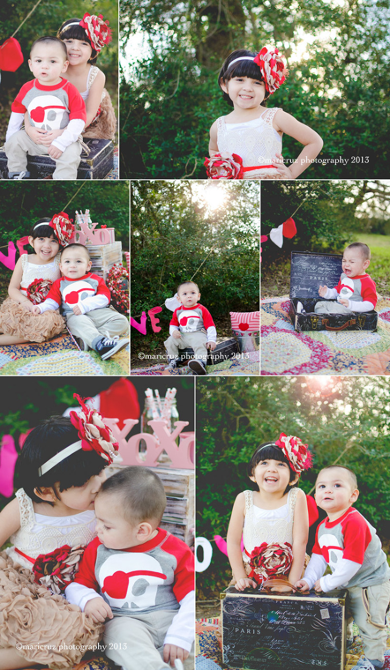 Max & Nahomi Valentine Session | Cypress TX children photographer