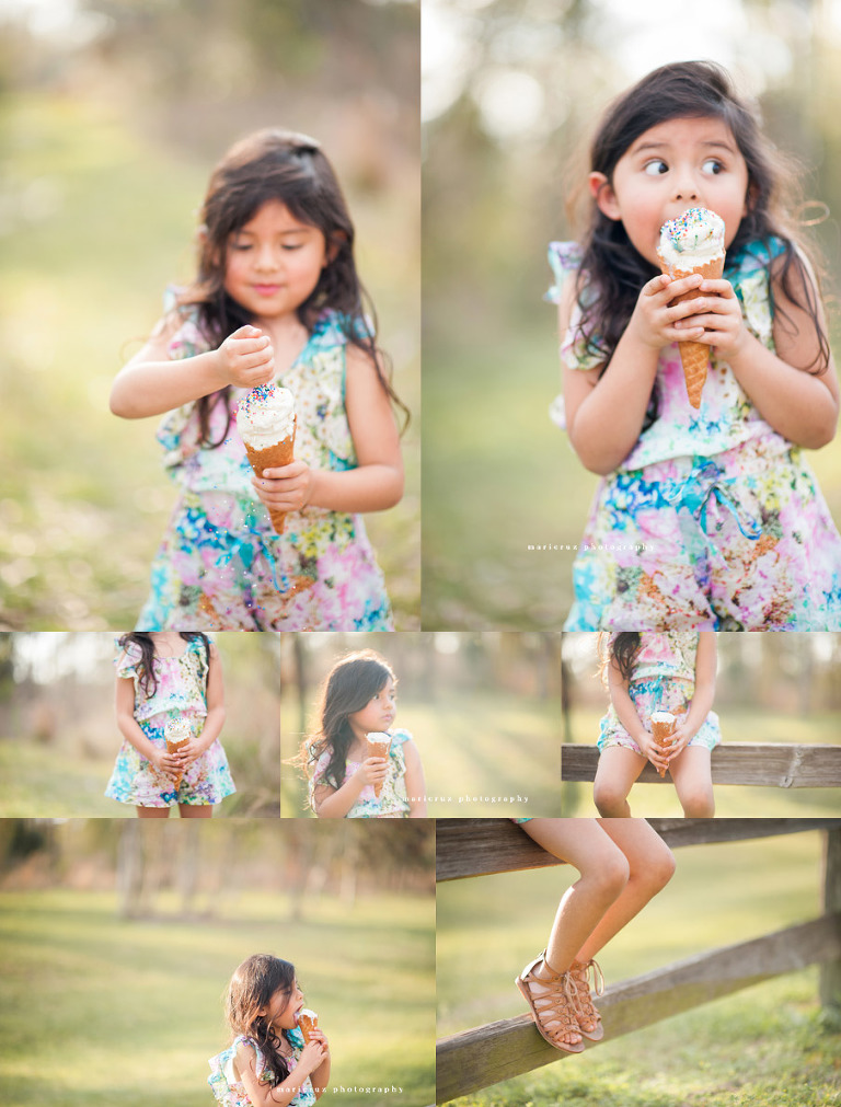 Ice Cream Sessions Houston TX Children Photographer