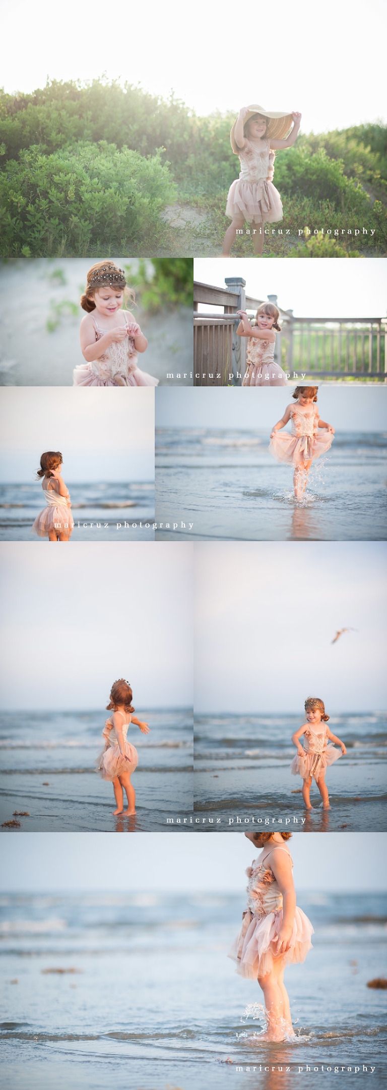 Child Beach Photographer Galveston TX 