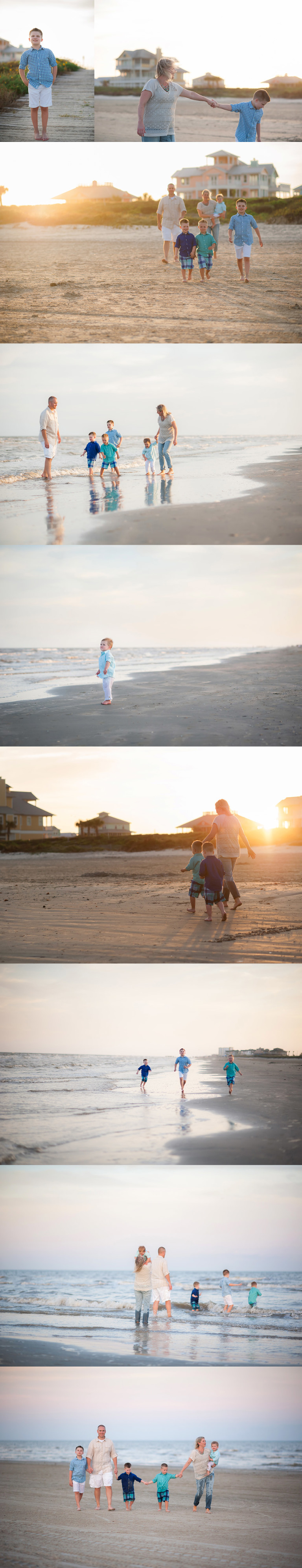 Beach Family Photographer Galveston Island 